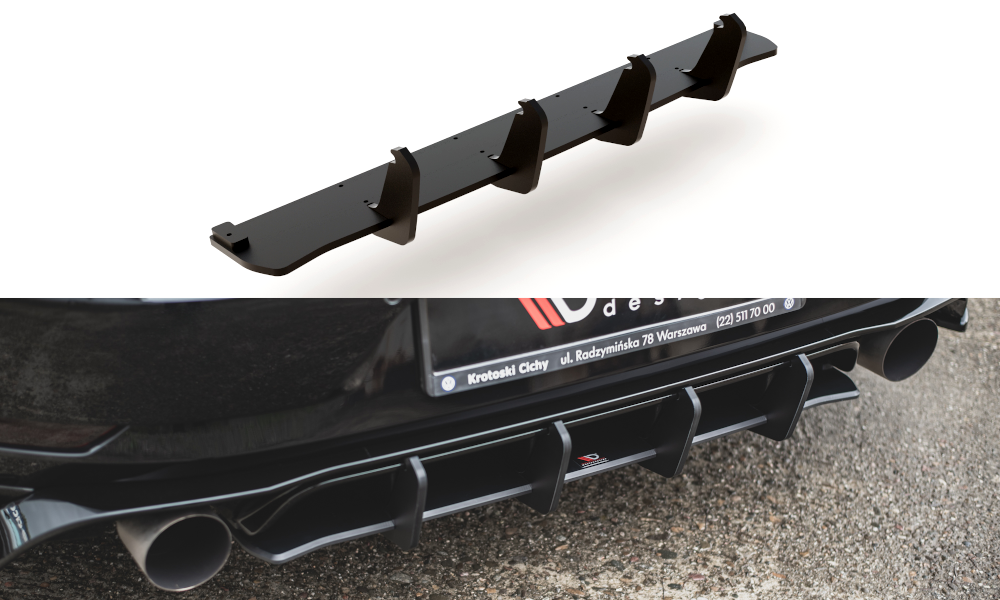 Street Pro Central Diffuseur Arriere VW Golf 7 GTI TCR