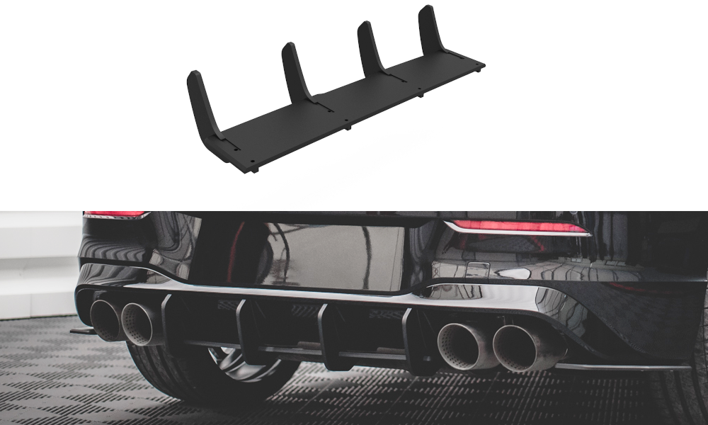 Street Pro Central Diffuseur Arriere Volkswagen Golf R Mk8