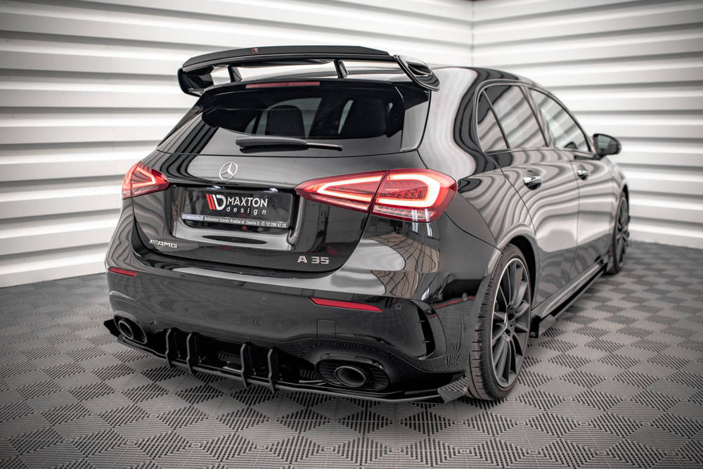 Street Pro Diffuseur Arrière Complet + Flaps Mercedes A35 AMG Hatchback Aero Pack W177