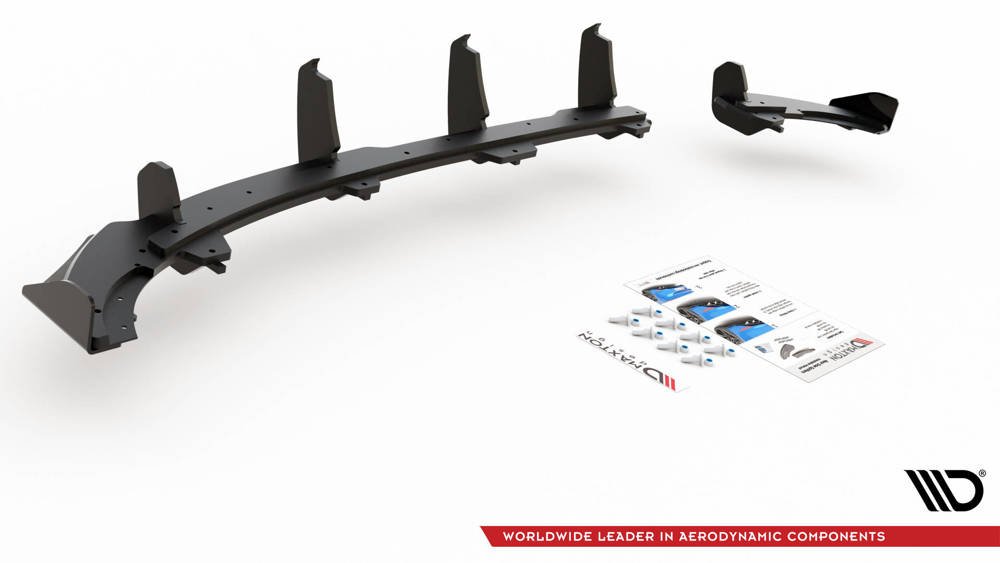 Street Pro Diffuseur Arrière Complet + Flaps Volkswagen Polo GTI Mk6