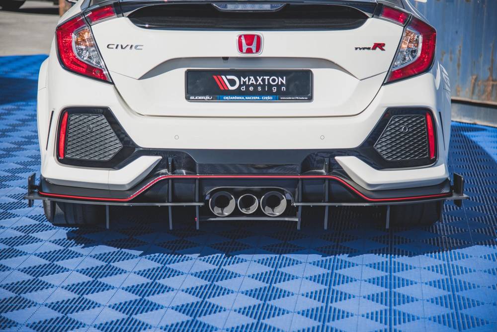 Street Pro Diffuseur Arrière Complet Honda Civic X Type R