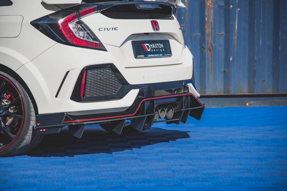 Street Pro Diffuseur Arrière Complet Honda Civic X Type R