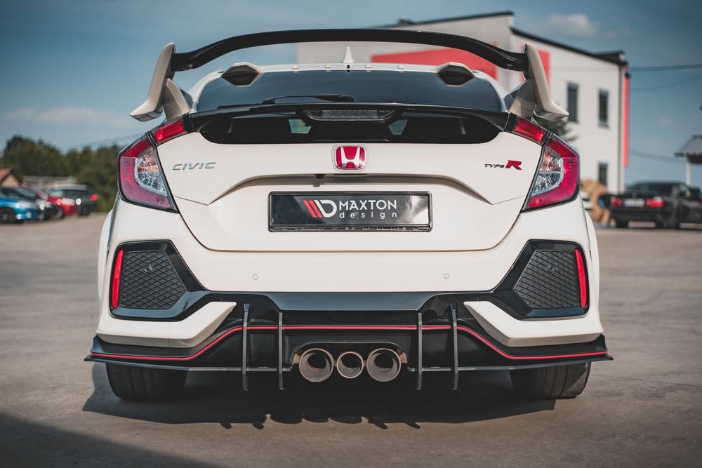 Street Pro Diffuseur Arrière Complet V.2 Honda Civic Type R Mk10