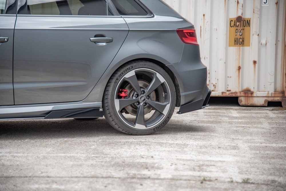 Street Pro Lame Du Pare Chocs Arriere + Flaps Audi RS3 8V Sportback