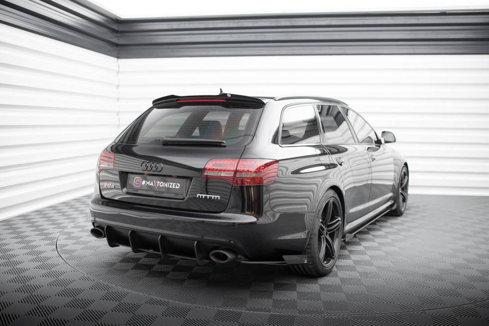 Street Pro Lame Du Pare Chocs Arriere + Flaps Audi RS6 Avant C6