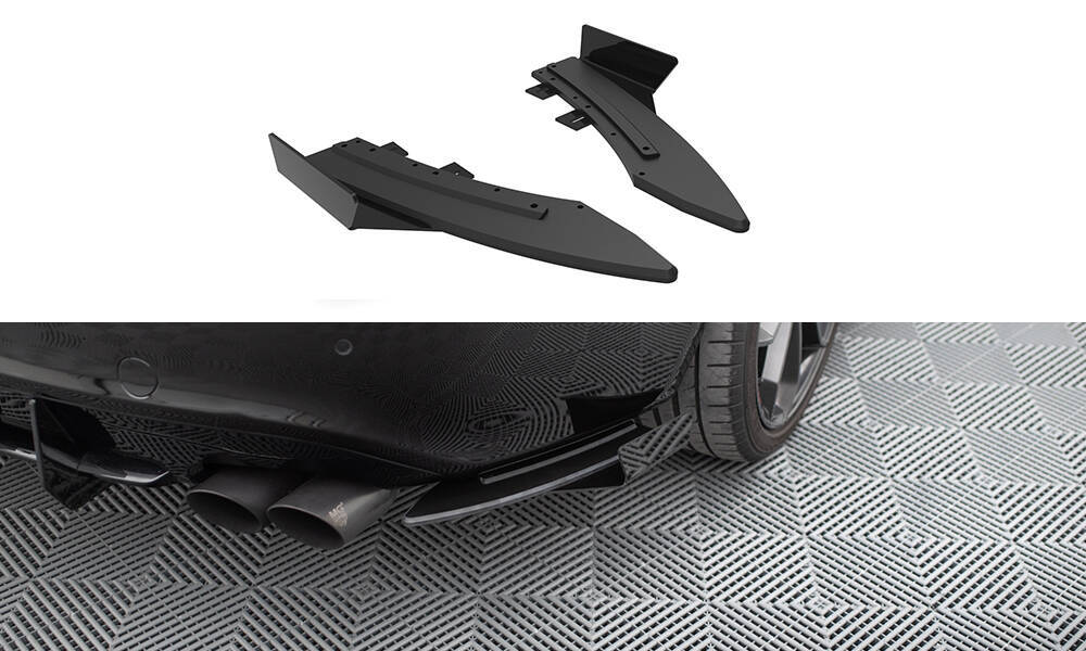 Street Pro Lame Du Pare Chocs Arriere + Flaps Audi S5 / A5 S-Line Coupe / Cabriolet 8T