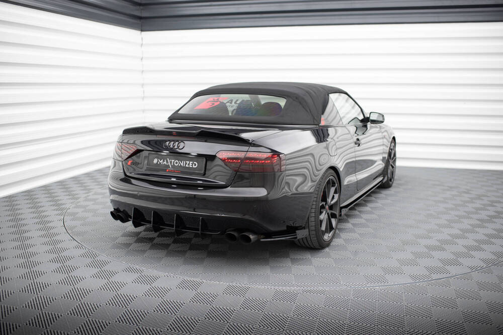 Street Pro Lame Du Pare Chocs Arriere + Flaps Audi S5 / A5 S-Line Coupe / Cabriolet 8T