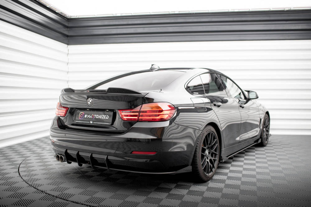 Street Pro Lame Du Pare Chocs Arriere + Flaps BMW 4 Gran Coupe F36