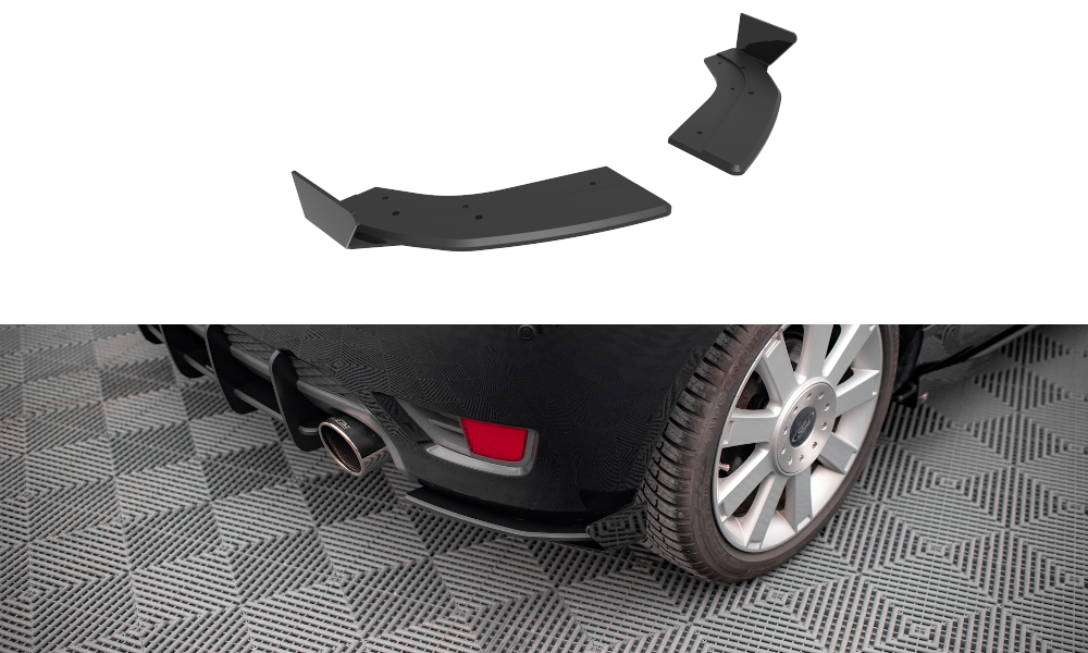 Street Pro Lame Du Pare Chocs Arriere + Flaps Ford Fiesta ST Mk6