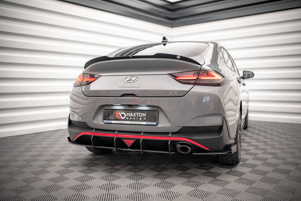 Street Pro Lame Du Pare Chocs Arriere + Flaps Hyundai I30 Fastback N-Line Mk3 Facelift