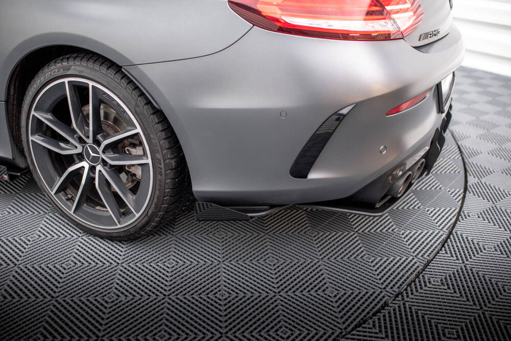 Street Pro Lame Du Pare Chocs Arriere + Flaps Mercedes-AMG C43 Coupe / Cabrio C205  Facelift / A205 Facelift