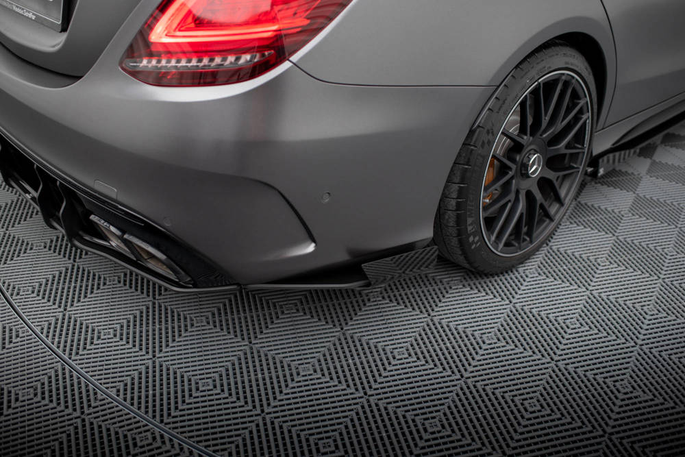 Street Pro Lame Du Pare Chocs Arriere + Flaps Mercedes-AMG C63 Sedan / Estate W205 Facelift