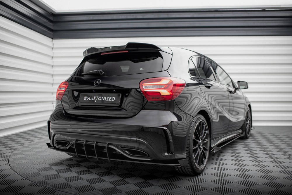 Street Pro Lame Du Pare Chocs Arriere + Flaps Mercedes-Benz A AMG-Line W176 Facelift