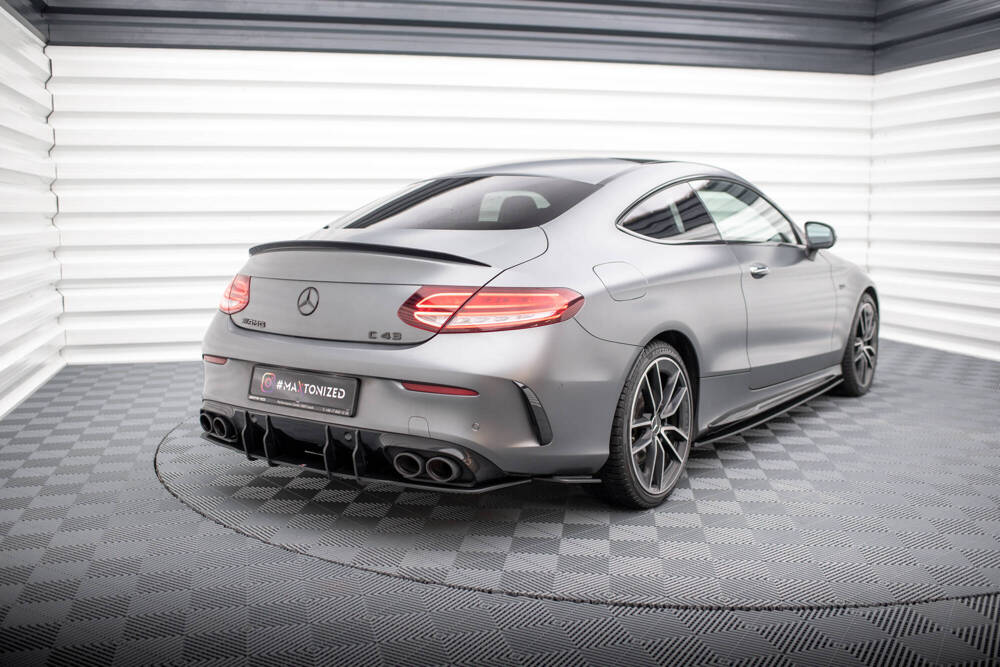 Street Pro Lame Du Pare Chocs Arriere Mercedes-AMG C43 Coupe / Cabrio C205  Facelift / A205 Facelift