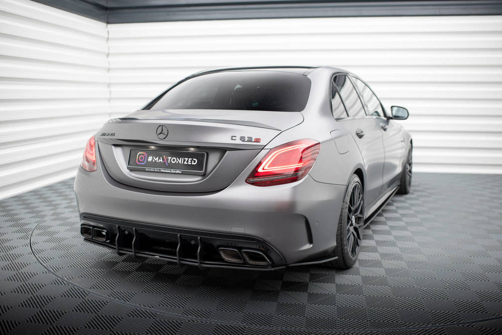 Street Pro Lame Du Pare Chocs Arriere Mercedes-AMG C63 Sedan / Estate W205 Facelift