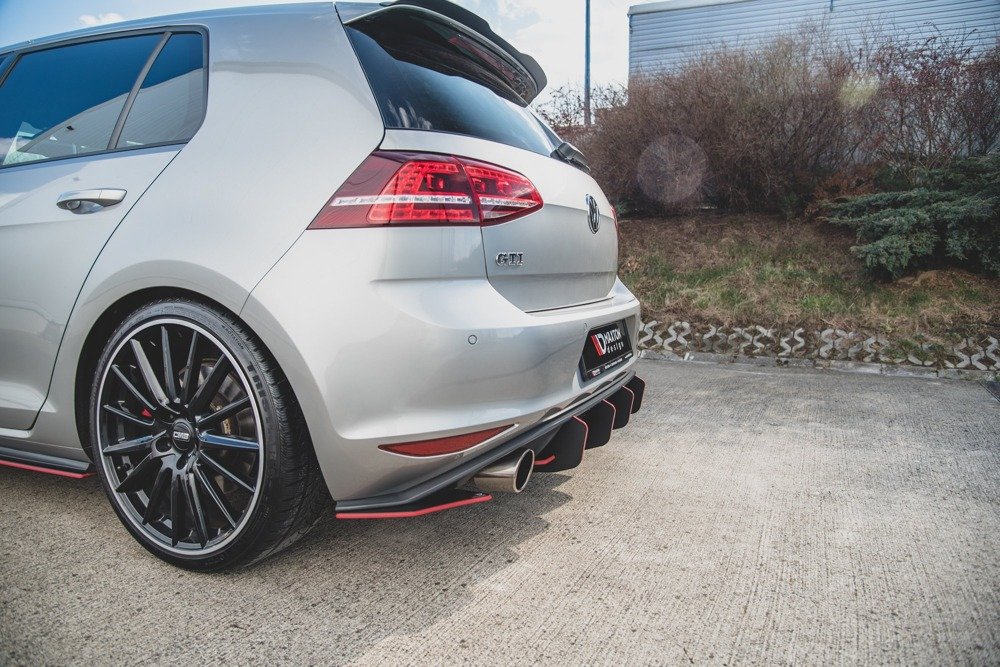 Street Pro Lame Du Pare Chocs Arriere V.2 VW Golf 7 GTI 