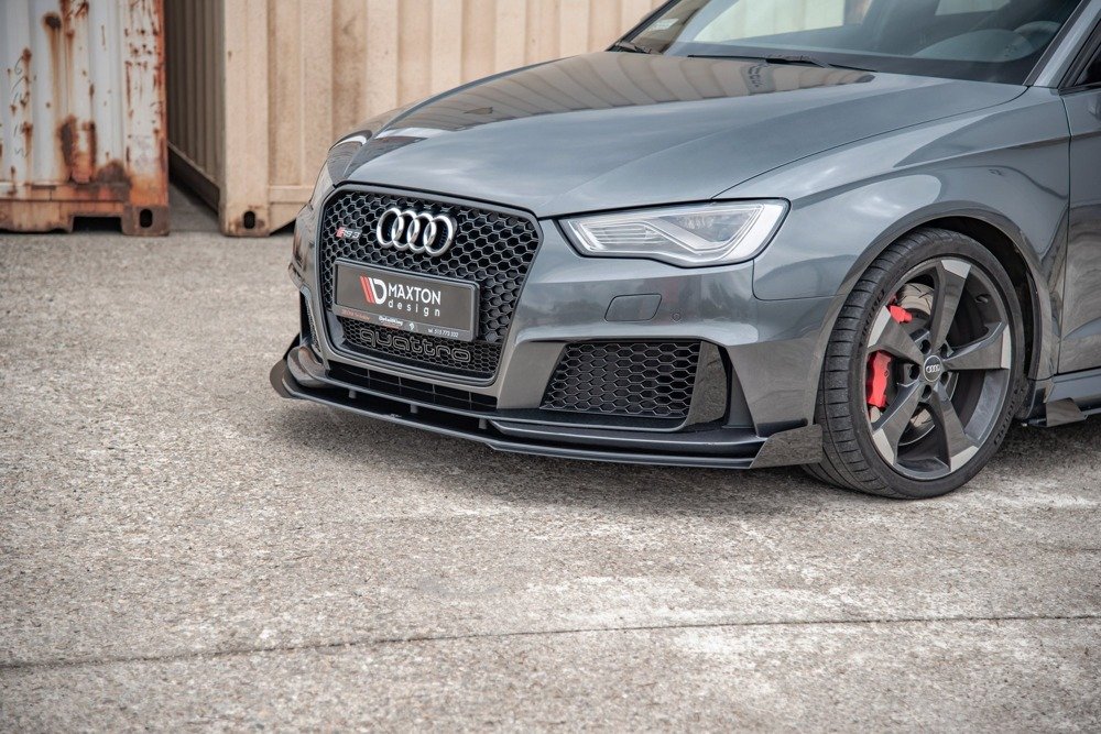 Street Pro Lame Du Pare-Chocs Avant + Flaps Audi RS3 8V Sportback