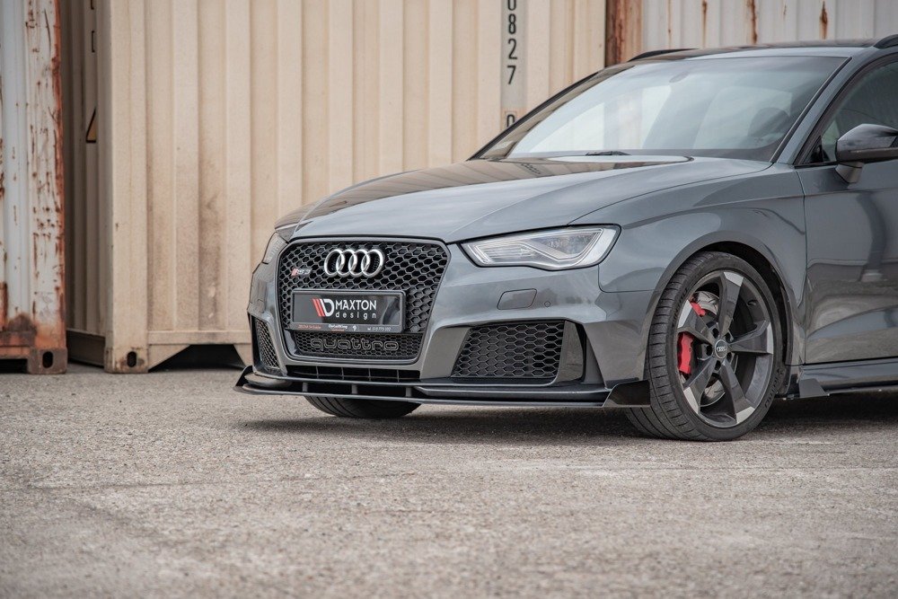 Street Pro Lame Du Pare-Chocs Avant + Flaps Audi RS3 8V Sportback