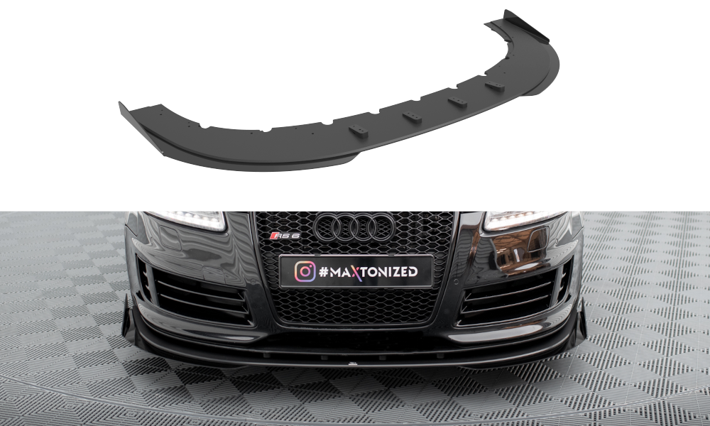 Street Pro Lame Du Pare-Chocs Avant  + Flaps Audi RS6 Avant C6