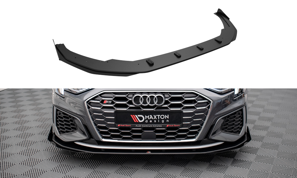 Street Pro Lame Du Pare-Chocs Avant + Flaps Audi S3 / A3 S-Line 8Y