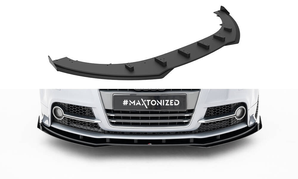 Street Pro Lame Du Pare-Chocs Avant  + Flaps Audi TT S / TT S-Line 8J Facelift