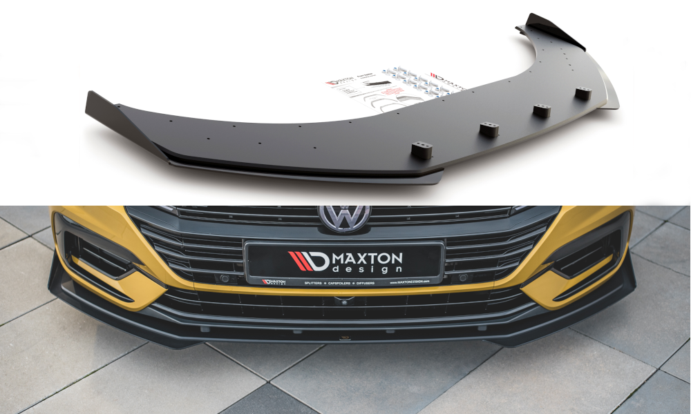 Street Pro Lame Du Pare-Chocs Avant + Flaps Volkswagen Arteon R-Line