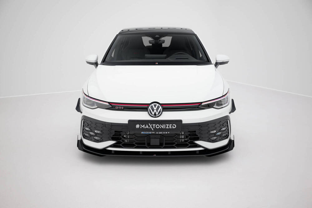 Street Pro Lame Du Pare-Chocs Avant + Flaps Volkswagen Golf GTI / GTE / R-Line Mk8 Facelift