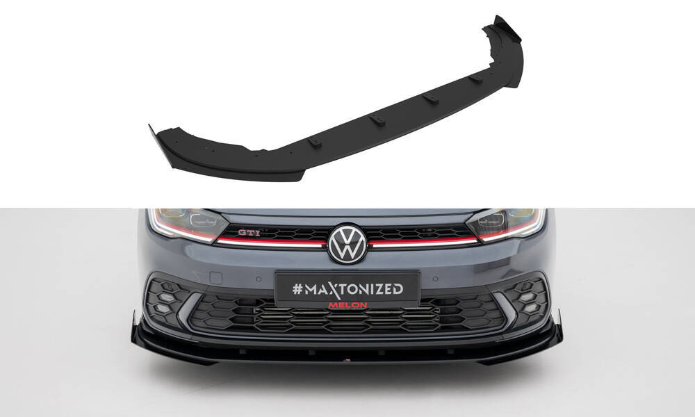 Street Pro Lame Du Pare-Chocs Avant + Flaps Volkswagen Polo GTI Mk6 Facelift