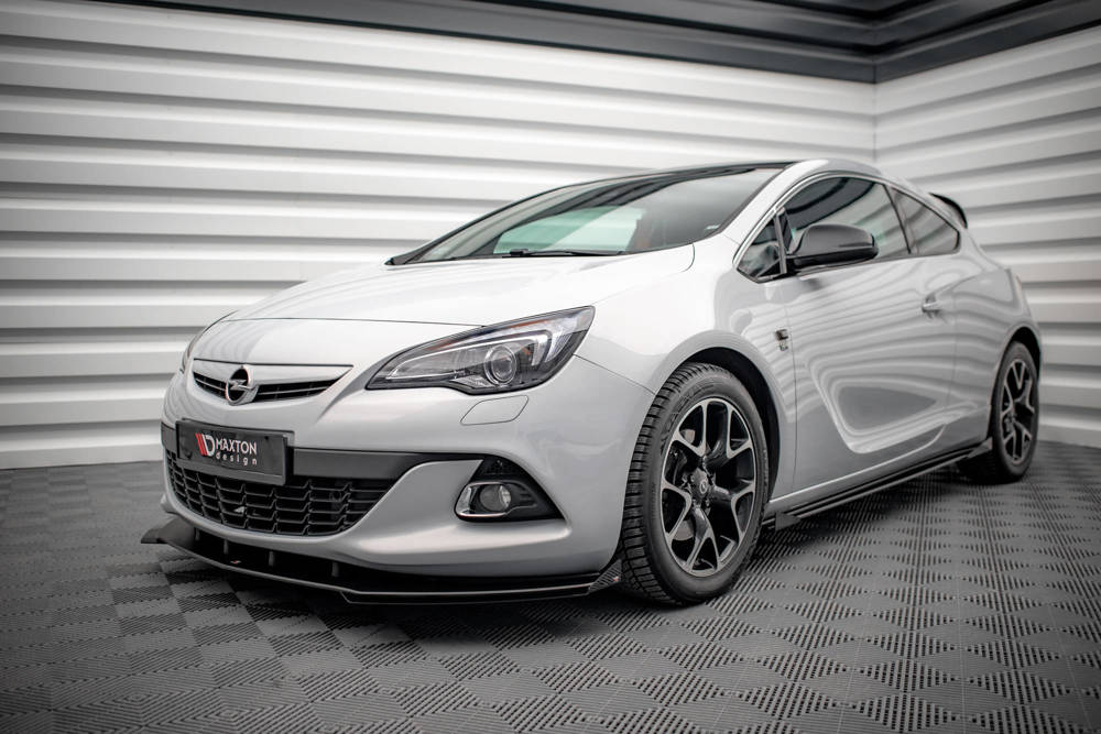 Street Pro Lame Du Pare-Chocs Avant V.1 + Flaps Opel Astra GTC OPC-Line J