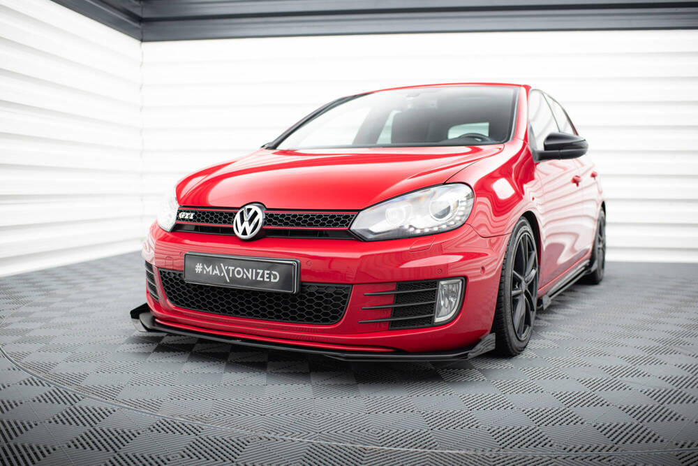 Street Pro Lame Du Pare-Chocs Avant V.3 + Flaps Volkswagen Golf GTI Mk6