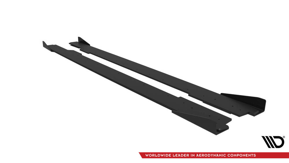 Street Pro Rajouts Des Bas De Caisse + Flaps Audi A5 / A5 S-Line / S5 Coupe / Cabrio 8T / 8T Facelift