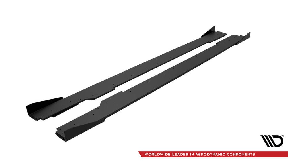 Street Pro Rajouts Des Bas De Caisse + Flaps Audi A5 / A5 S-Line / S5 Coupe / Cabrio 8T / 8T Facelift