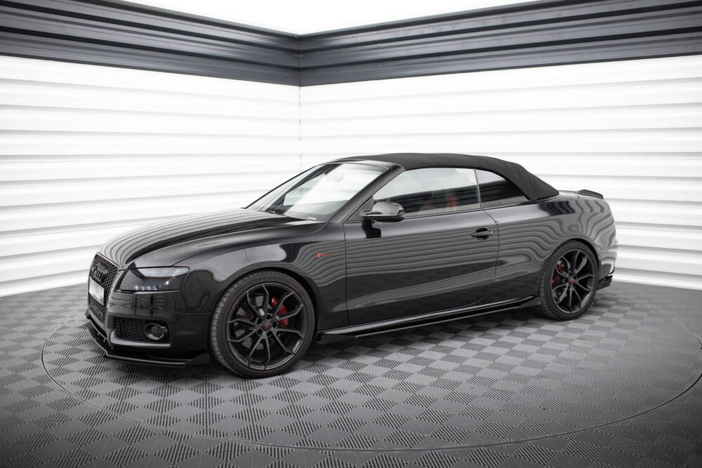 Street Pro Rajouts Des Bas De Caisse + Flaps Audi A5 / A5 S-Line / S5 Coupe / Cabrio 8T / 8T Facelift