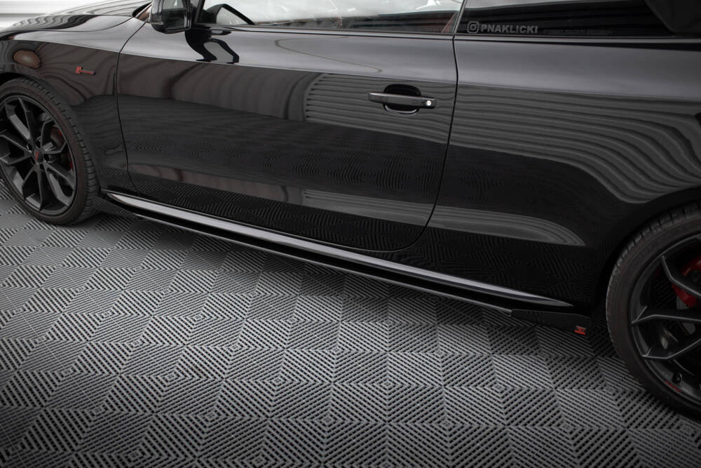 Street Pro Rajouts Des Bas De Caisse + Flaps Audi A5 / A5 S-Line / S5 Coupe / Cabrio 8T / 8T Facelift