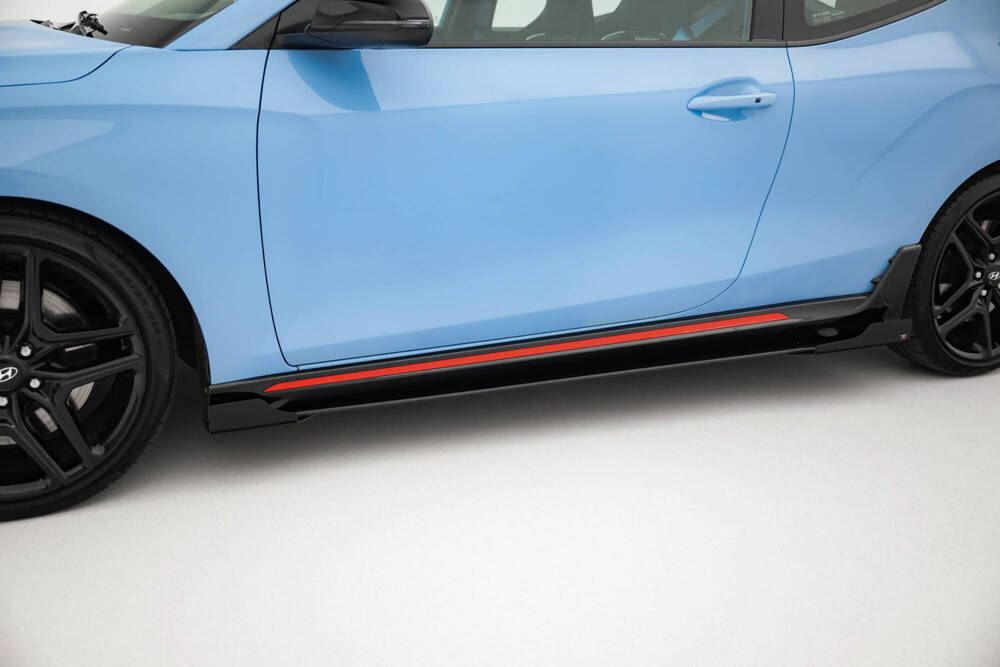 Street Pro Rajouts Des Bas De Caisse + Flaps Hyundai Veloster N Mk2