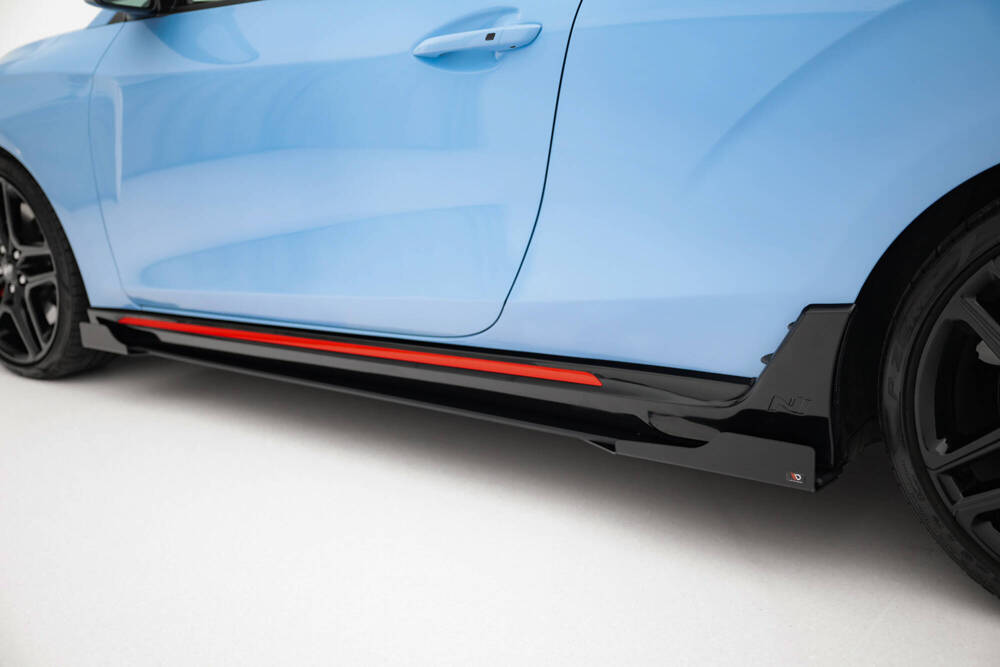 Street Pro Rajouts Des Bas De Caisse + Flaps Hyundai Veloster N Mk2