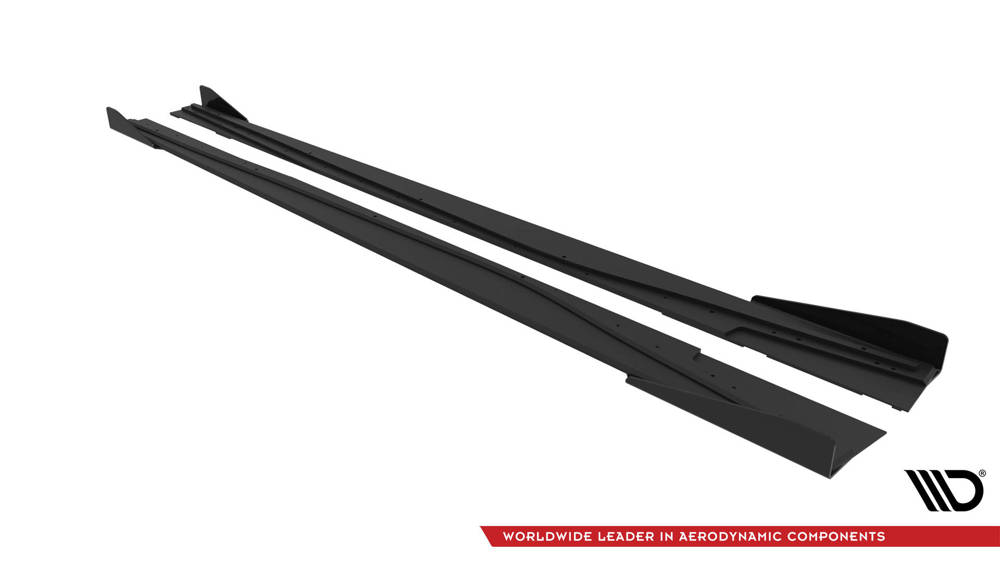 Street Pro Rajouts Des Bas De Caisse + Flaps Mercedes-Benz A AMG-Line W176 Facelift