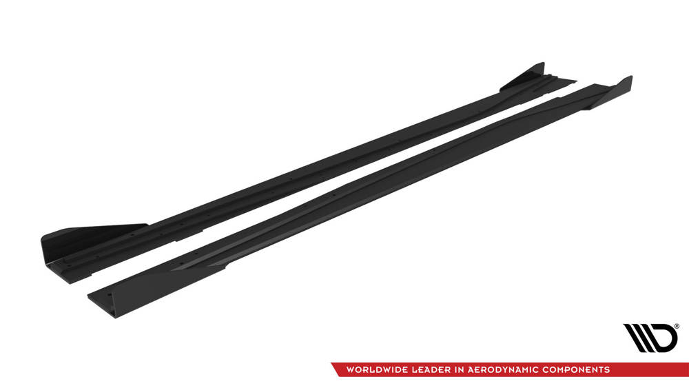 Street Pro Rajouts Des Bas De Caisse + Flaps Mercedes-Benz A AMG-Line W176 Facelift