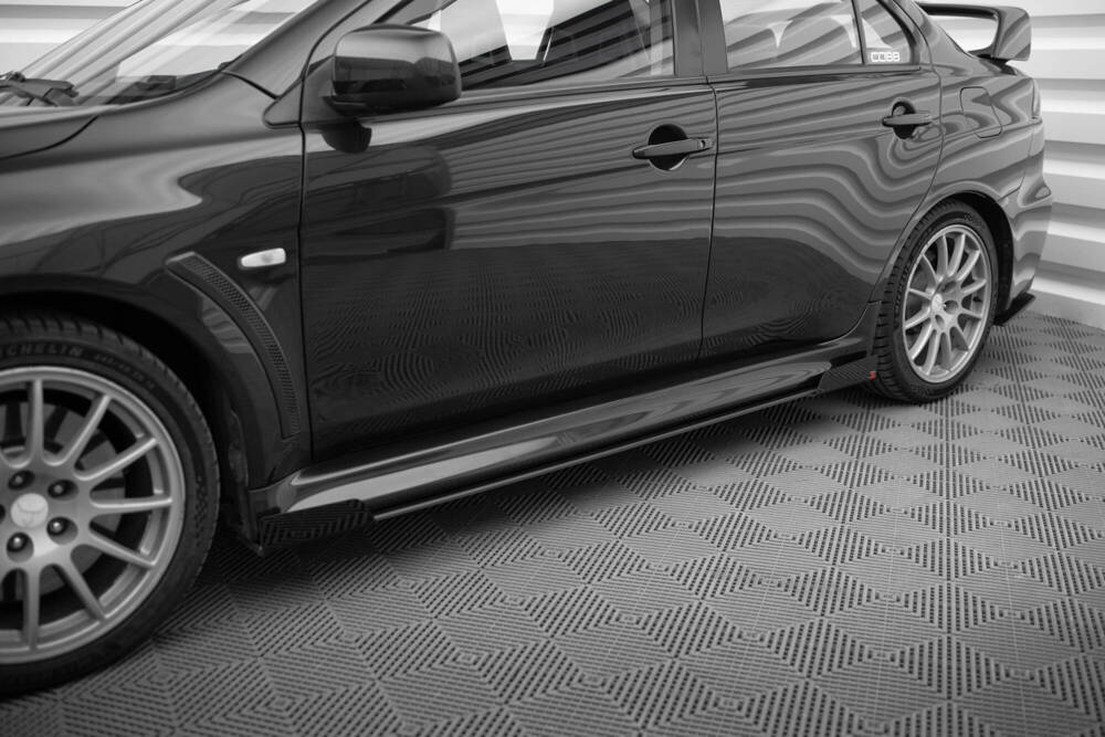 Street Pro Rajouts Des Bas De Caisse + Flaps Mitsubishi Lancer EVO X