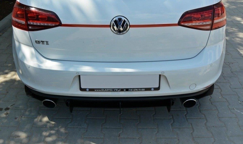 VW GOLF MK7 GTI DIFFUSEUR ARRIERE & LAME DU PARE CHOCS ARRIERE