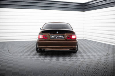 Arriere Splitter BMW 3 E46 MPACK COUPE (avec une barre verticale)