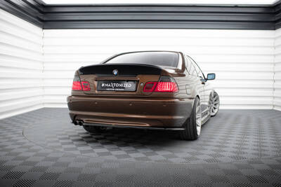 Arriere Splitter BMW 3 E46 MPACK COUPE (avec une barre verticale)