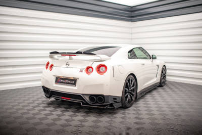 Arriere Splitter + Flaps Nissan GTR R35 Facelift