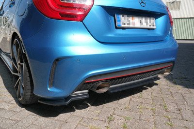 Arriere Splitter (SANS BARRES VERTICALES) MERCEDES-BENZ W176 AMG-LINE AVANT FACELIFT