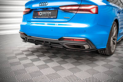 Arriere Splitter (avec une barre verticale) Audi A5 S-Line F5 Facelift