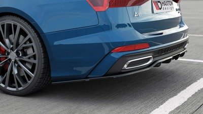 Arriere Splitter (avec une barre verticale) Audi A6 S-Line C8