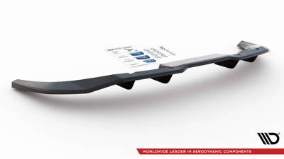 Arriere Splitter (avec une barre verticale) Audi Q3 Sportback S-Line