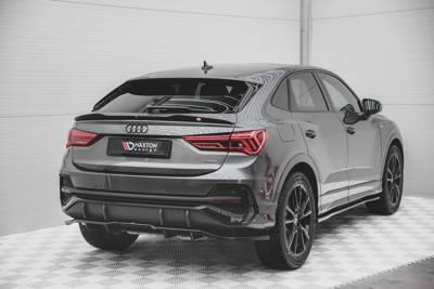 Arriere Splitter (avec une barre verticale) Audi Q3 Sportback S-Line