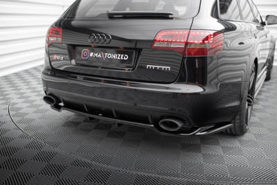 Arriere Splitter (avec une barre verticale) Audi RS6 Avant C6