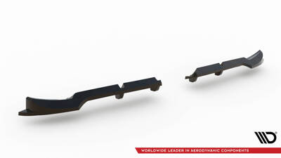 Arriere Splitter (avec une barre verticale) Brabus Smart Fortwo C451 Facelift